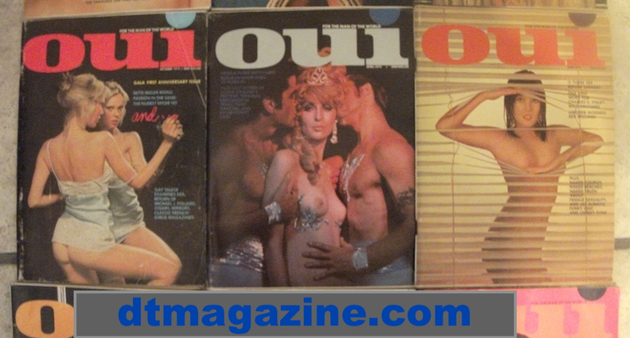 (image for) Lot of 9 Oui Magazines (Banned on Ebay)