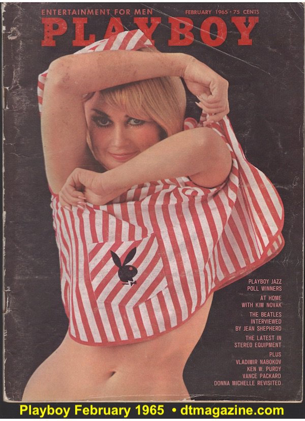 (image for) Playboy February 1965 Beatles Interview Kim Novak Donna Michelle GOOD