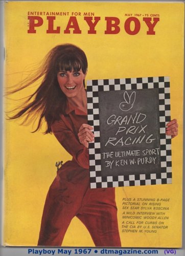 (image for) PLAYBOY MAY 1967 ANN RANDALL WOODY ALLEN GRAND PRIX RACING ANNIE FANNY VEGAS VG
