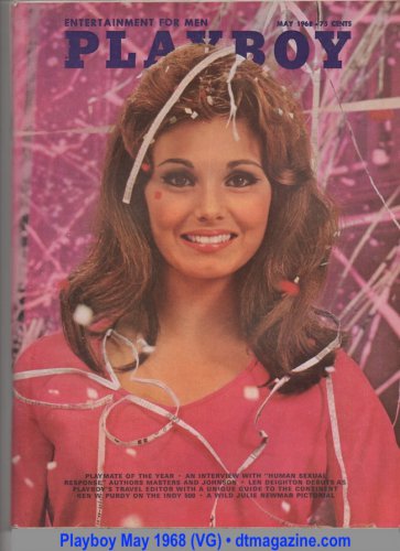 (image for) Playboy May 1968 Angela Dorian (Victoria Vetri) PMOY Julie Newmar Indy Cars VG