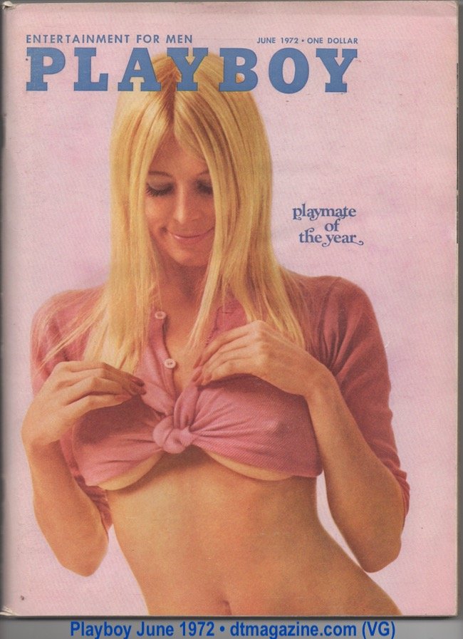 (image for) Playboy June 1972 Liv Lindeland PMOY Jackie Stewart J. Paul Getty Vargas Little Annie Fanny VG