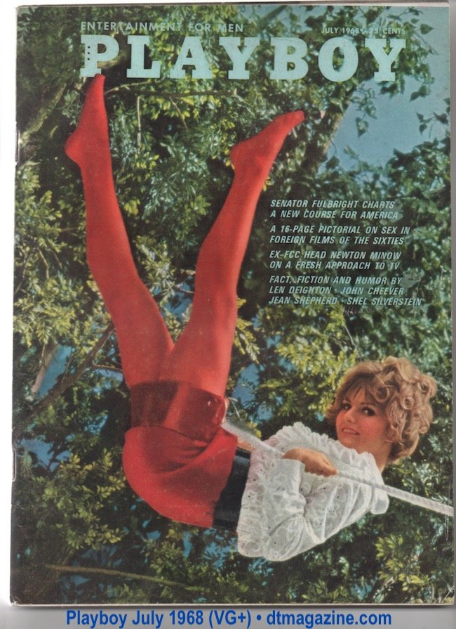 (image for) Playboy July 1968 Brigitte Bardot Sophia Loren VG