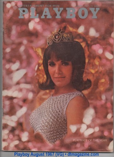 (image for) PLAYBOY AUGUST 1967 DE DE LIND LISA BAKER PMOY F LEE BAILEY MASERATI LAMBO VG