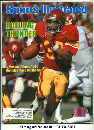 Sports Illustrated October 5, 1981 USC Trojans Marcus Allen Lester ...