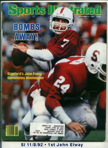 Sports Illustrated November 8, 1982 11/8/82 John Elway Stanford Cardinal