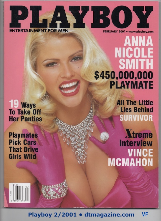 Playboy February 2001 Anna Nicole Smith VF